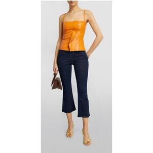 Frame Le One Crop Mini Boot Jeans in Keller